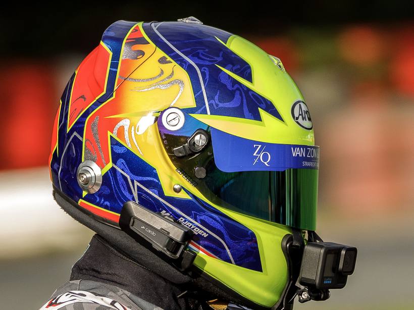 Djayden Klatt in de kart
