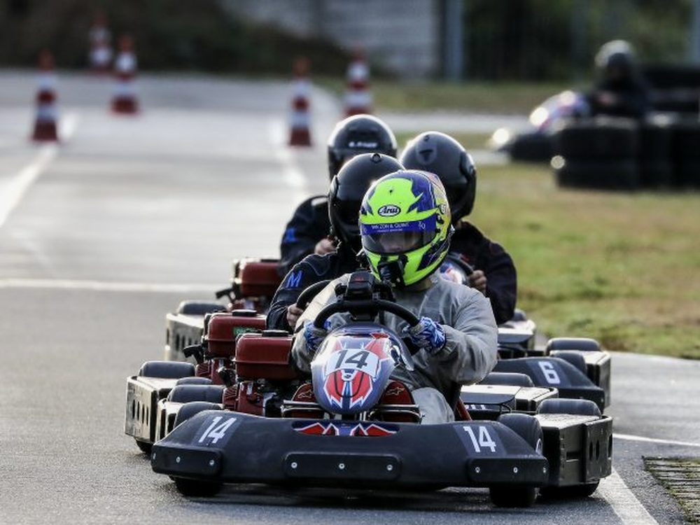 Djayden Klatt in de kart